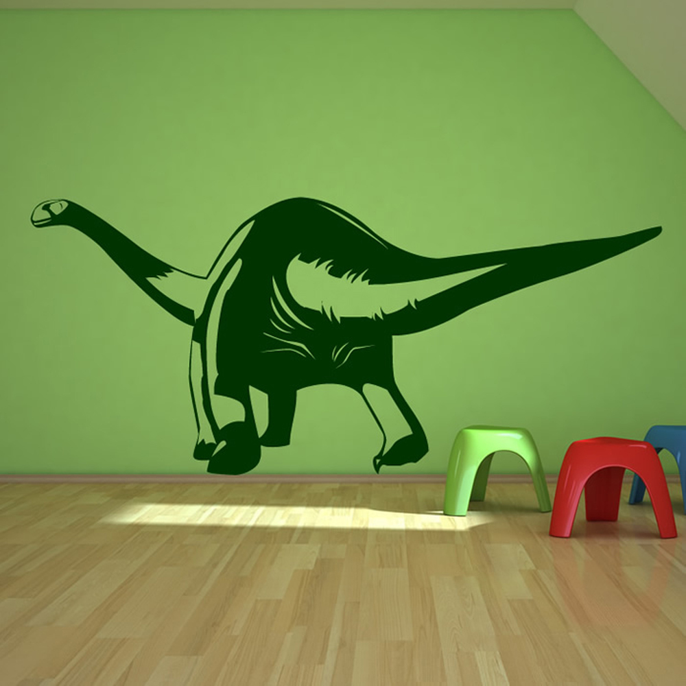 Brontosaurus Dinosaur Prehistoric Jurassic Wall Sticker | Icon Wall ...